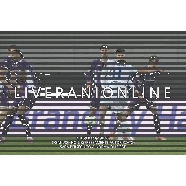 TVRG Fiorentina vs Dinamo Kiev nella foto Mykola Mykhailenko (Dinamo Kiev) segna il gol dell\'1 a 1 Firenze 11-12-2025 Stadio Artemio Franchi Fiorentina vs Dinamo Kiev UEFA Conference League fase a girone unico - 5a giornata foto Roberto Garavaglia/Agenzia Aldo Liverani sas