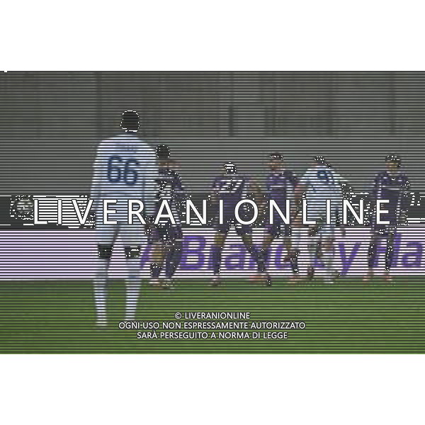 TVRG Fiorentina vs Dinamo Kiev nella foto Mykola Mykhailenko (Dinamo Kiev) segna il gol dell\'1 a 1 Firenze 11-12-2025 Stadio Artemio Franchi Fiorentina vs Dinamo Kiev UEFA Conference League fase a girone unico - 5a giornata foto Roberto Garavaglia/Agenzia Aldo Liverani sas