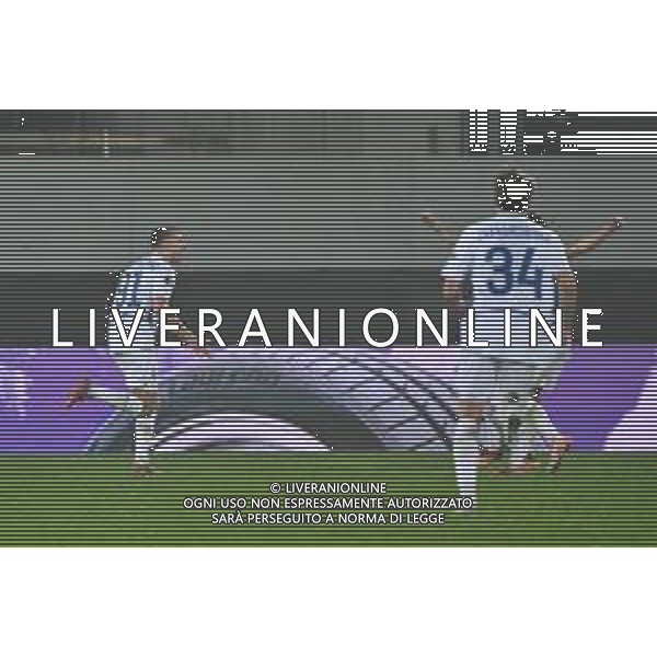 TVRG Fiorentina vs Dinamo Kiev nella foto Mykola Mykhailenko (Dinamo Kiev) esultanza dopo il gol dell\'1 a 1 Firenze 11-12-2025 Stadio Artemio Franchi Fiorentina vs Dinamo Kiev UEFA Conference League fase a girone unico - 5a giornata foto Roberto Garavaglia/Agenzia Aldo Liverani sas