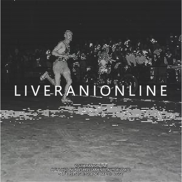 NEG-1960 OLIMPIADI DI ROMA-LA MARATONA FOTO SANDRO VESPASIANI-AG ALDO LIVERANI SAS