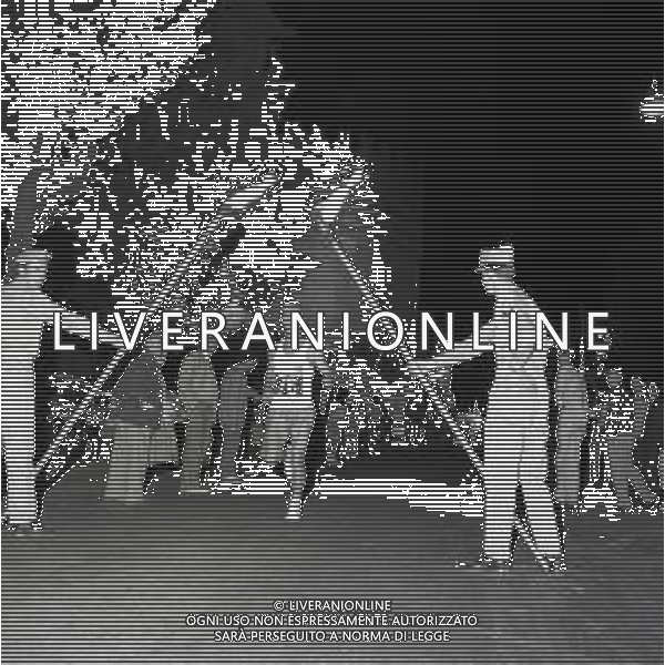 NEG-1960 OLIMPIADI DI ROMA-LA MARATONA FOTO SANDRO VESPASIANI-AG ALDO LIVERANI SAS