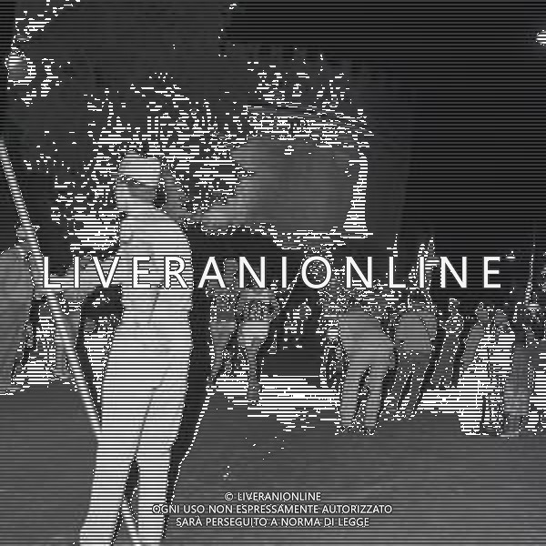 NEG-1960 OLIMPIADI DI ROMA-LA MARATONA FOTO SANDRO VESPASIANI-AG ALDO LIVERANI SAS