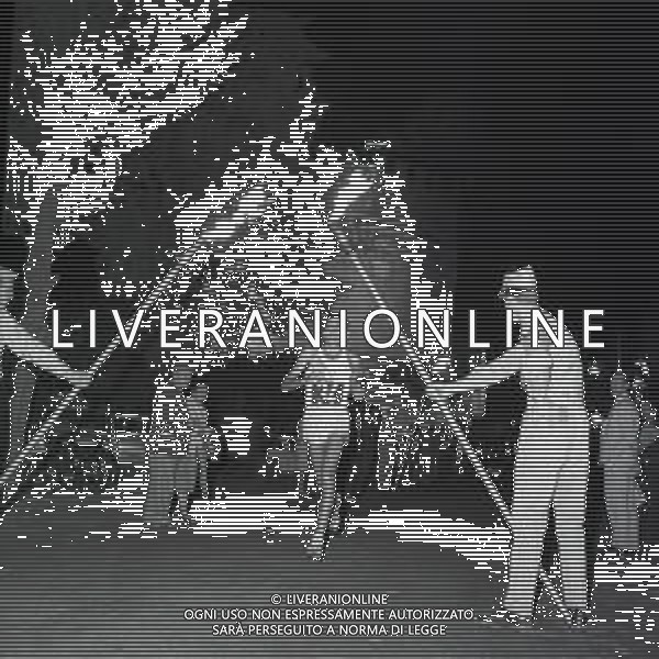 NEG-1960 OLIMPIADI DI ROMA-LA MARATONA FOTO SANDRO VESPASIANI-AG ALDO LIVERANI SAS