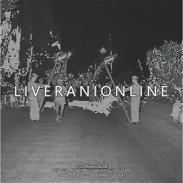 NEG-1960 OLIMPIADI DI ROMA-LA MARATONA FOTO SANDRO VESPASIANI-AG ALDO LIVERANI SAS