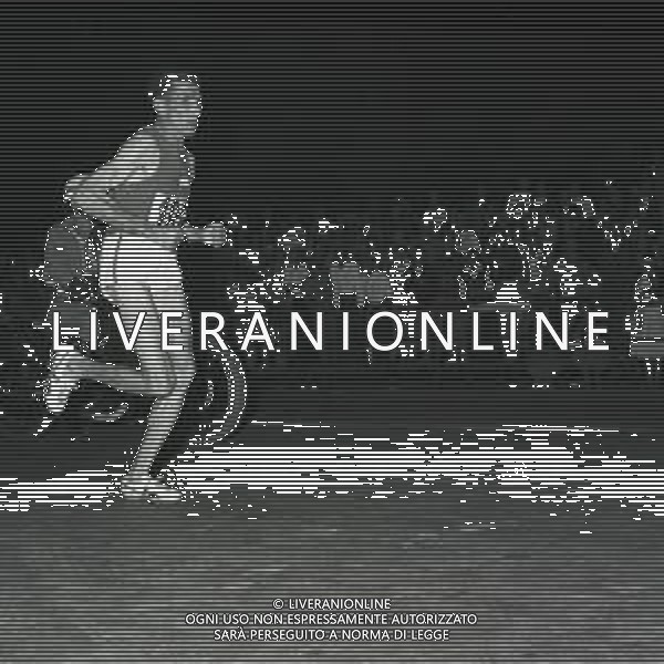 NEG-1960 OLIMPIADI DI ROMA-LA MARATONA FOTO SANDRO VESPASIANI-AG ALDO LIVERANI SAS