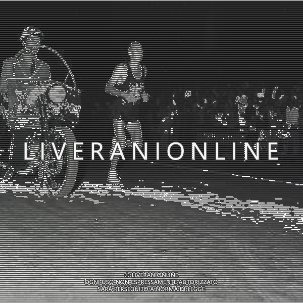 NEG-1960 OLIMPIADI DI ROMA-LA MARATONA FOTO SANDRO VESPASIANI-AG ALDO LIVERANI SAS