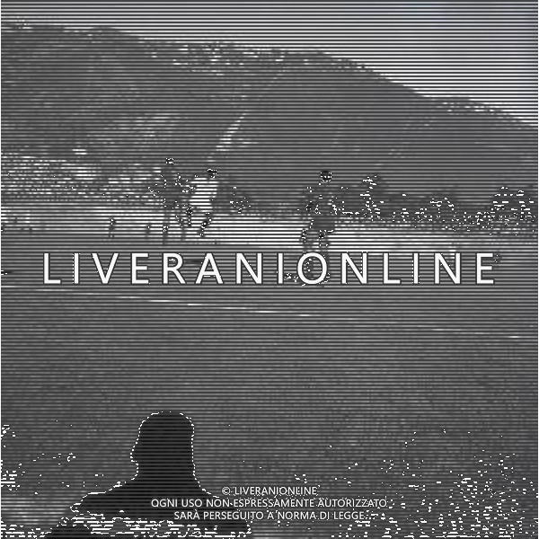 NEG-04-05-1958 COMO-CAMPIONATO DI CALCIO SERIE B COMO-SAMBENEDETTESE 1-1 NELLA FOTO AZIONI DI GIOCO AG ALDO LIVERANI SAS