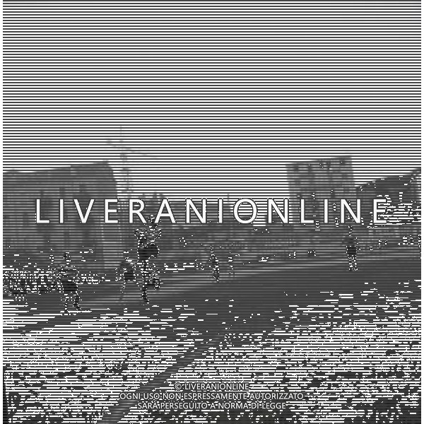 NEG-19-01-1958 VEONA-CAMPIONATO DI CALCIO SERIE B VERONA-PRO PATRIA 2-0 NELLA FOTO AZIONE DI GIOCO AG ALDO LIVERANI SAS