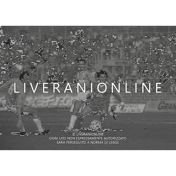 NEG-29-01-1989 BRESCIA-CAMPIONATO DI CALCIO SERIE B BRESCIA-PICANZA 2-0 NELLA FOTO MARCO ROSSI E MAURIZIO IORIO AG ALDO LIVERANI SAS