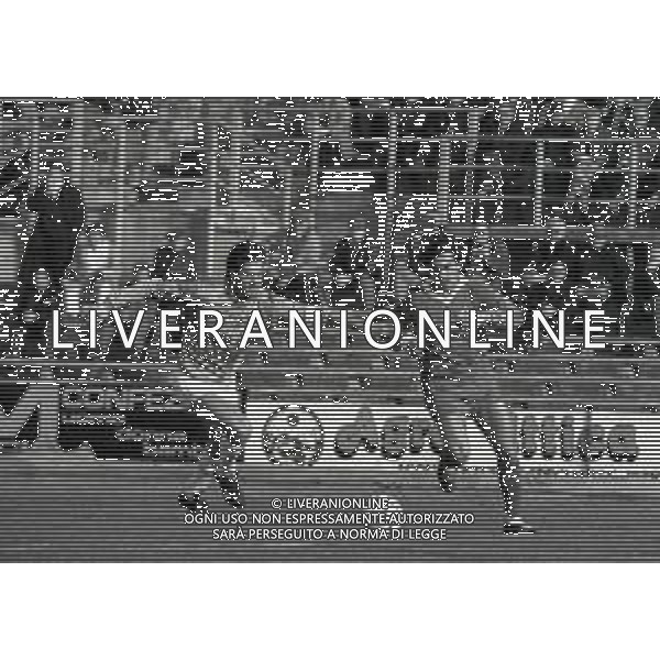 NEG-29-01-1989 BRESCIA-CAMPIONATO DI CALCIO SERIE B BRESCIA-PICANZA 2-0 NELLA FOTO MAURIZIO IORIO E SERGIO DOMINI AG ALDO LIVERANI SAS