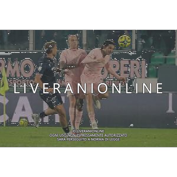 Palermo, Italy, 12 December 2025. Renzo Barbera Stadium, Palermo vs Sampdoria, match valid for the 2025/2026 Serie B championship. In the photo: Tommaso Augello (Palermo FC) ©TVFS Federico Serra - AGENZIA ALDO LIVERANI SAS