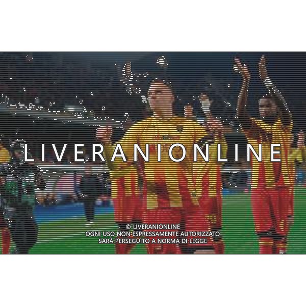 TVEM December 12, 2025 Lecce, Italy - US Lecce vs Pisa - Italian soccer serie A 2025/26 - Via Del Mare Stadium. In the pic: Nikola Stulic of US Lecce celebrates after scoring a goal ©TVEM Emmanuele Mastrodonato - AGENZIA ALDO LIVERANI SAS