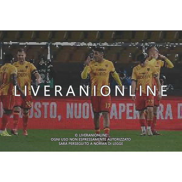 TVPG US Lecce vs Pisa Sporting Club nella foto Us Lecce esultanza dopo la rete, Lecce (ITA) 12-12 -2025 Stadio “E. Giardiniero” Via del Mare - Quindicesima Giornata Serie A EniLive 2025/26 ©TVPG Pasquale Golia - AGENZIA ALDO LIVERANI SAS