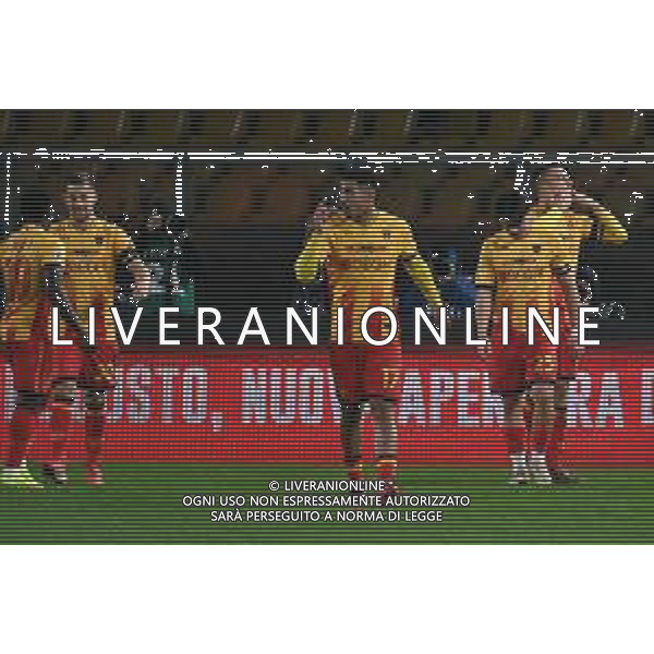 TVPG US Lecce vs Pisa Sporting Club nella foto Us Lecce esultanza dopo la rete, Lecce (ITA) 12-12 -2025 Stadio “E. Giardiniero” Via del Mare - Quindicesima Giornata Serie A EniLive 2025/26 ©TVPG Pasquale Golia - AGENZIA ALDO LIVERANI SAS