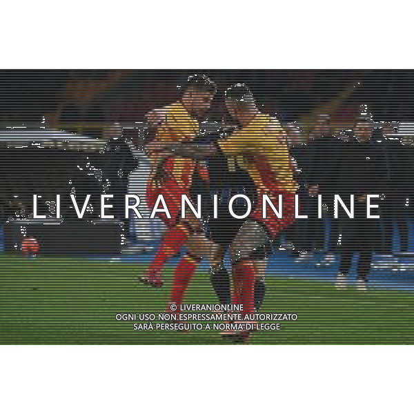 TVPG US Lecce vs Pisa Sporting Club nella foto Ramadani Ylber e Tete Morente (Us Lecce) a contrasto con Matteo Tramoni (Pisa Sporting Club), Lecce (ITA) 12-12 -2025 Stadio “E. Giardiniero” Via del Mare - Quindicesima Giornata Serie A EniLive 2025/26 ©TVPG Pasquale Golia - AGENZIA ALDO LIVERANI SAS