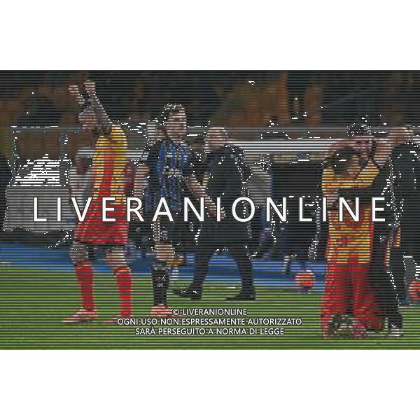 TVPG US Lecce vs Pisa Sporting Club nella foto esultanza Us Lecce dopo la vittoria, Lecce (ITA) 12-12 -2025 Stadio “E. Giardiniero” Via del Mare - Quindicesima Giornata Serie A EniLive 2025/26 ©TVPG Pasquale Golia - AGENZIA ALDO LIVERANI SAS