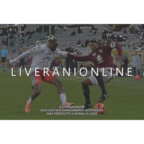 TVMV-Torino 13.12.2025 Stadio Grande Torino @Manuela Viganti/Ag. Aldo Liverani sas Torino vs Cremonese Campionato Calcio Serie A Enilive 2025/2026 15a giornata Nella foto: valentino lazaro e faris moumbagna ©TVMV Viganti Manuela - AGENZIA ALDO LIVERANI SAS