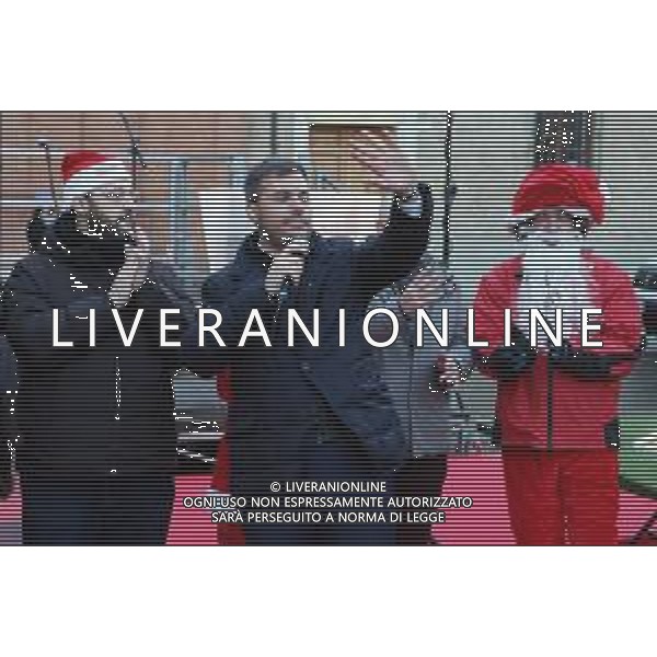 IMOLA 13 12 2025 PIAZZA MATTEOTTI Motobabbi: un evento unico, coinvolgente e solidale per celebrare il Natale NELLA FOTO SINDACO MARCO PANIERI ©SANNA - AGENZIA ALDO LIVERANI SAS