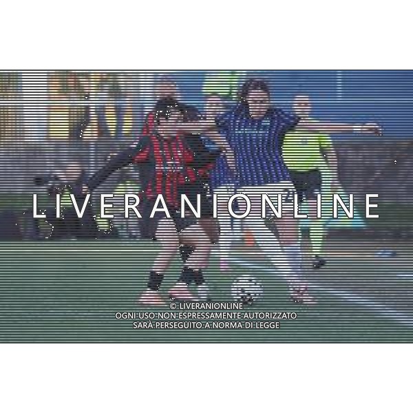 TVRCOR A.C. Milan vs F.C. Internazionale – Serie A Women Athora nella foto Park Soo Jeong e Milinkovic Marija Ana Solbiate Arno (VA) Stadio Felice Chinetti 9a giornata foto Roberta Corradin/Agenzia Aldo Liverani sas - 13.12.2025 ©TVRCOR Corradin Roberta - AGENZIA ALDO LIVERANI SAS