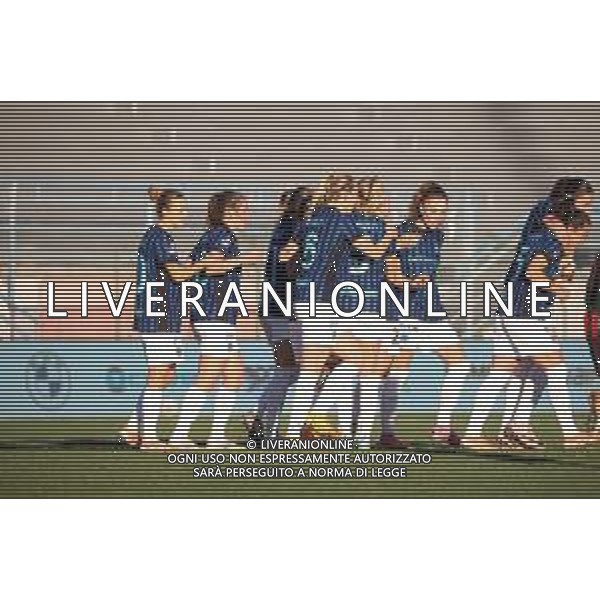 TVRCOR A.C. Milan vs F.C. Internazionale – Serie A Women Athora nella foto goal ed esutanza Andres Sanz Ivana Solbiate Arno (VA) Stadio Felice Chinetti 9a giornata foto Roberta Corradin/Agenzia Aldo Liverani sas - 13.12.2025 ©TVRCOR Corradin Roberta - AGENZIA ALDO LIVERANI SAS