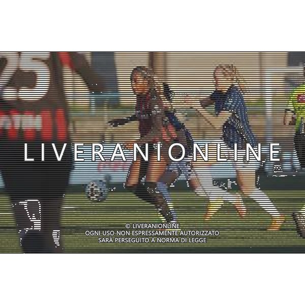 TVRCOR A.C. Milan vs F.C. Internazionale – Serie A Women Athora nella foto Santi Irene e Ijeh Evelyn Solbiate Arno (VA) Stadio Felice Chinetti 9a giornata foto Roberta Corradin/Agenzia Aldo Liverani sas - 13.12.2025 ©TVRCOR Corradin Roberta - AGENZIA ALDO LIVERANI SAS