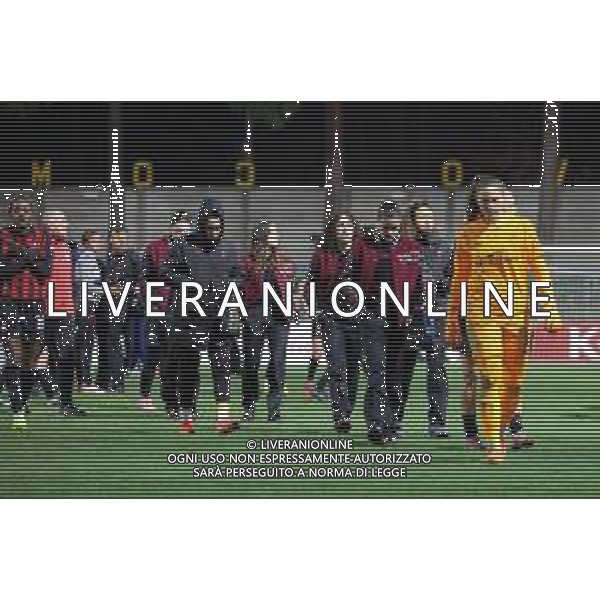 TVRCOR A.C. Milan vs F.C. Internazionale – Serie A Women Athora nella foto delusione Milan dopo la sconfitta Solbiate Arno (VA) Stadio Felice Chinetti 9a giornata foto Roberta Corradin/Agenzia Aldo Liverani sas - 13.12.2025 ©TVRCOR Corradin Roberta - AGENZIA ALDO LIVERANI SAS
