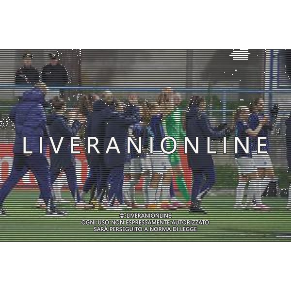 TVRCOR A.C. Milan vs F.C. Internazionale – Serie A Women Athora nella foto esultanza Inter dopo la vittoria Solbiate Arno (VA) Stadio Felice Chinetti 9a giornata foto Roberta Corradin/Agenzia Aldo Liverani sas - 13.12.2025 ©TVRCOR Corradin Roberta - AGENZIA ALDO LIVERANI SAS