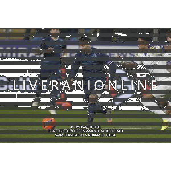 Mattia Zaccagni of SS Lazio play the ball during Parma Calcio vs SS Lazio, 15° Serie A Enilive 2025-26 game at Ennio Tardini in Parma (PR), Italy, on Dicember 13, 2025. (Photo by Davide Casentini)- AGENZIA ALDO LIVERANI SAS