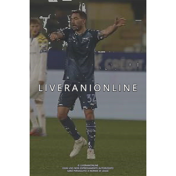 Danilo Cataldi of SS Lazio gestures during Parma Calcio vs SS Lazio, 15° Serie A Enilive 2025-26 game at Ennio Tardini in Parma (PR), Italy, on Dicember 13, 2025. (Photo by Davide Casentini)- AGENZIA ALDO LIVERANI SAS