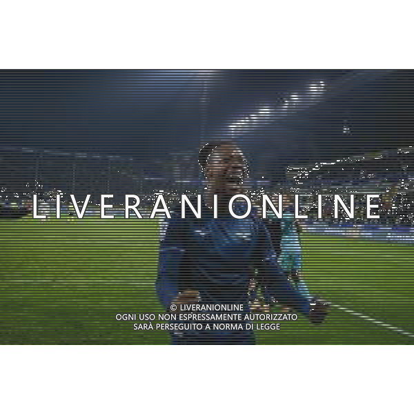 Esultanza finale - Tijjani Noslin of SS Lazio celebrate the victory at the end of Parma Calcio vs SS Lazio, 15° Serie A Enilive 2025-26 game at Ennio Tardini in Parma (PR), Italy, on Dicember 13, 2025. (Photo by Davide Casentini)- AGENZIA ALDO LIVERANI SAS