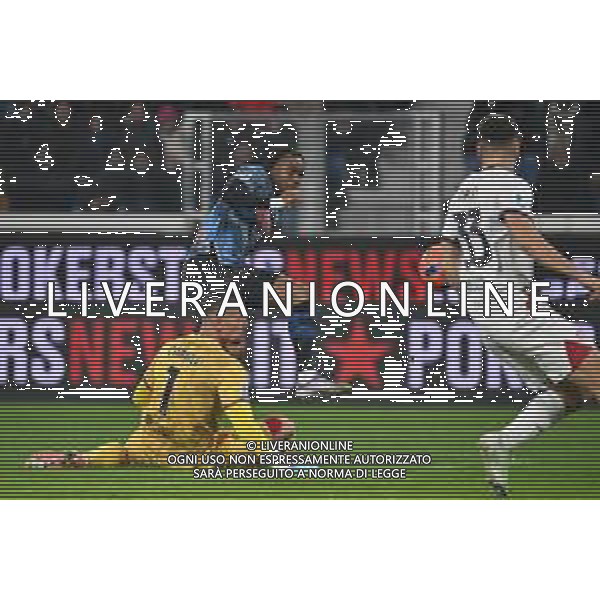 TVRG Atalanta vs Cagliari nella foto Ademola Lookman (Atalanta) occasione da gol Bergamo 13-12-2025 New Balance Arena - Stadio di Bergamo Atalanta vs Cagliari Campionato Serie A Enilive - 15a giornata foto Roberto Garavaglia/Agenzia Aldo Liverani sas