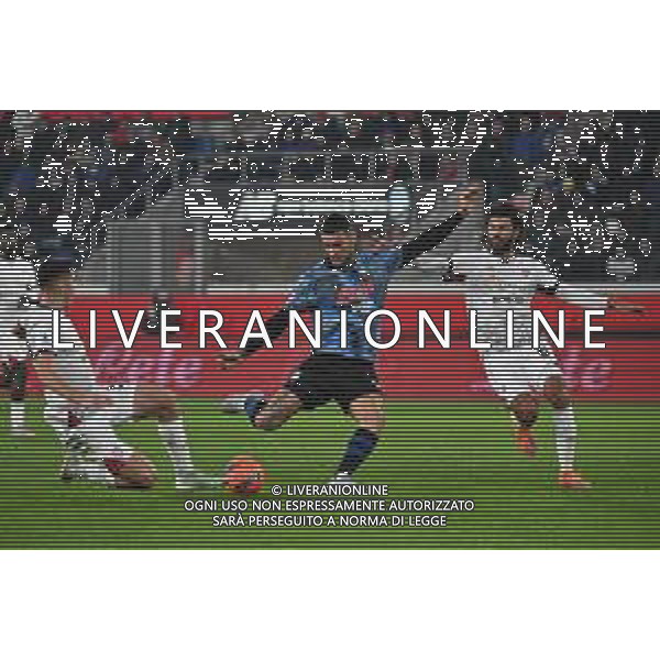 TVRG Atalanta vs Cagliari nella foto Gianluca Scamacca (Atalanta) occasione da gol Bergamo 13-12-2025 New Balance Arena - Stadio di Bergamo Atalanta vs Cagliari Campionato Serie A Enilive - 15a giornata foto Roberto Garavaglia/Agenzia Aldo Liverani sas