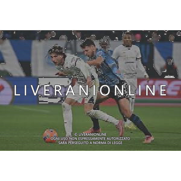 TVRG Atalanta vs Cagliari nella foto Gennaro Borrelli (Cagliari) e Berat Djimsiti (Atalanta) Bergamo 13-12-2025 New Balance Arena - Stadio di Bergamo Atalanta vs Cagliari Campionato Serie A Enilive - 15a giornata foto Roberto Garavaglia/Agenzia Aldo Liverani sas