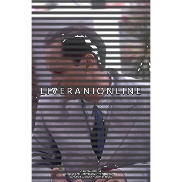 DIAP-RETROSPETTIVA JOHN WATERS REDISTA NELLA FOTO JOHN WATERS REGISTA DEL FILM “CRY BABY “ A CANNES NELL\'ANNO 1990 AG ALDO LIVERANI SAS