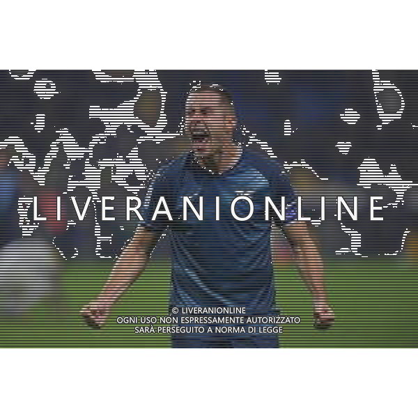 Parma vs Lazio Campionato Serie A Enilive - 15 Giornata Stadio Tardini - Parma 13-12-2025 nella foto Esultanza finale Marusic Foto Federico Gaetano - ag Aldo liverani- AGENZIA ALDO LIVERANI SAS