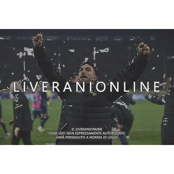 Parma vs Lazio Campionato Serie A Enilive - 15 Giornata Stadio Tardini - Parma 13-12-2025 nella foto Esultanza finale Cataldi Foto Federico Gaetano - ag Aldo liverani- AGENZIA ALDO LIVERANI SAS