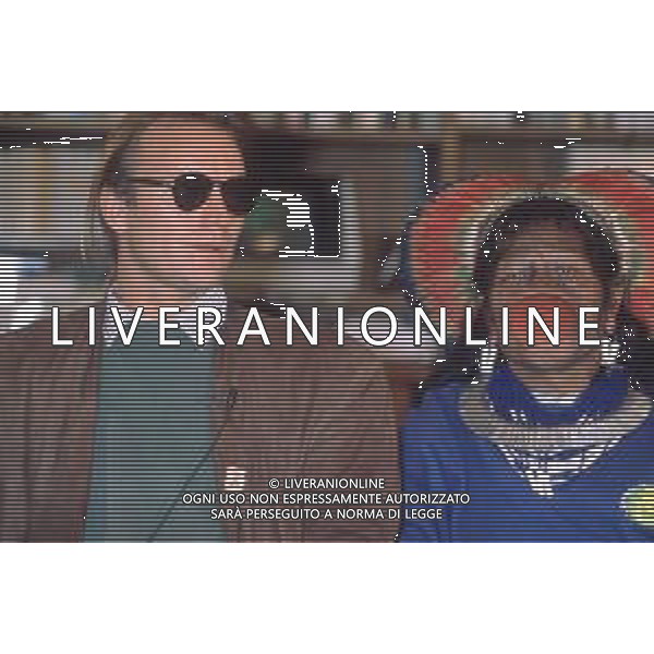 DIAP-RETROSPETTIVA STING CANTANTE NELLA FOTO STING CON RAOMI A MILANO NELL\'ANNO 1989 AG ALDO LIVERANI SAS