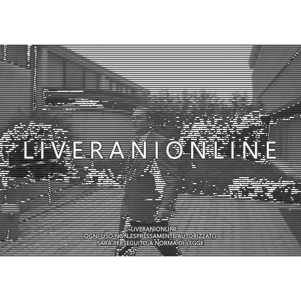 NEG-RETROSPETTIVA ERNESTO PELLEGRINI PRESIDENTE INTER NELLA FOTO ERNESTO PELLEGRINI PRESIDENTE INTER AD APPIANO GENTILE NELL\'ANNO 1994-1995 AG ALDO LIVERANI SAS