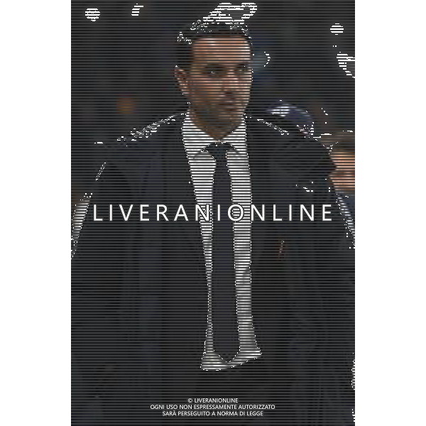 TVRG Atalanta vs Cagliari nella foto Raffaele Palladino allenatore Atalanta Bergamo 13-12-2025 New Balance Arena - Stadio di Bergamo Atalanta vs Cagliari Campionato Serie A Enilive - 15a giornata foto Roberto Garavaglia/Agenzia Aldo Liverani sas