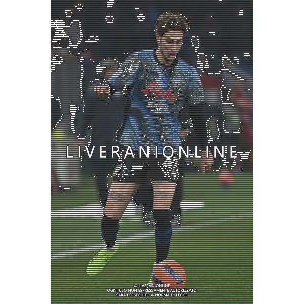 TVRG Atalanta vs Cagliari nella foto Lorenzo Bernasconi (Atalanta) Bergamo 13-12-2025 New Balance Arena - Stadio di Bergamo Atalanta vs Cagliari Campionato Serie A Enilive - 15a giornata foto Roberto Garavaglia/Agenzia Aldo Liverani sas