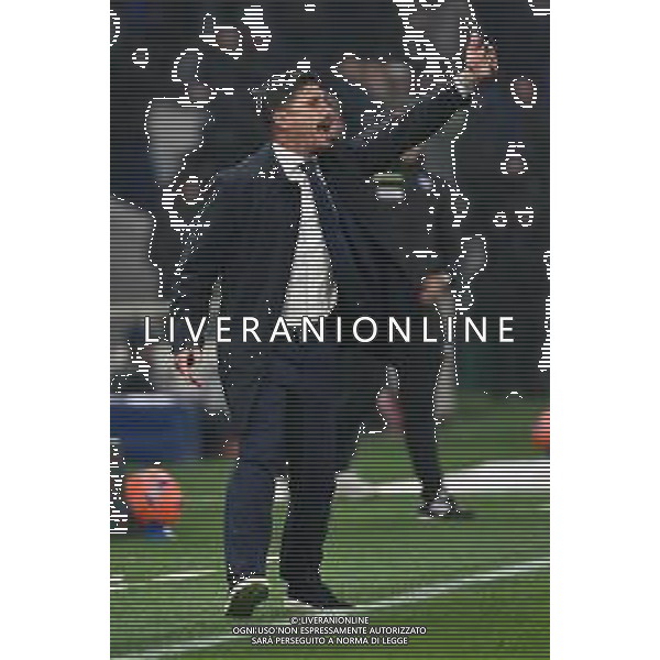 TVRG Atalanta vs Cagliari nella foto Fabio Pisacane allenatore Cagliari Bergamo 13-12-2025 New Balance Arena - Stadio di Bergamo Atalanta vs Cagliari Campionato Serie A Enilive - 15a giornata foto Roberto Garavaglia/Agenzia Aldo Liverani sas