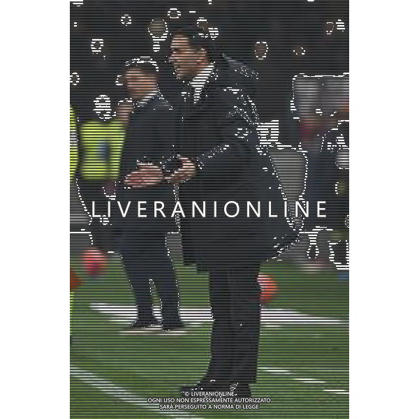 TVRG Atalanta vs Cagliari nella foto Raffaele Palladino allenatore Atalanta Bergamo 13-12-2025 New Balance Arena - Stadio di Bergamo Atalanta vs Cagliari Campionato Serie A Enilive - 15a giornata foto Roberto Garavaglia/Agenzia Aldo Liverani sas