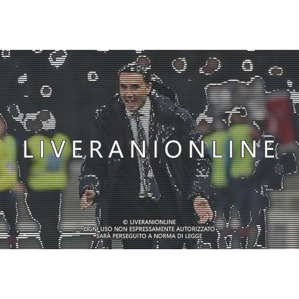 TVRG Atalanta vs Cagliari nella foto Raffaele Palladino allenatore Atalanta Bergamo 13-12-2025 New Balance Arena - Stadio di Bergamo Atalanta vs Cagliari Campionato Serie A Enilive - 15a giornata foto Roberto Garavaglia/Agenzia Aldo Liverani sas