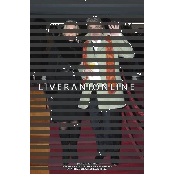 Milano 07/02/2006 Spettacolo TOC-TOC nella foto: Marco Columbro con Stefania foto Danilo Recalcati / AG.Aldo Liverani