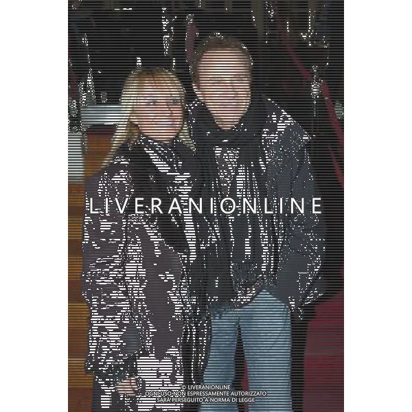 Milano 07/02/2006 Spettacolo TOC-TOC nella foto: Roby Facchinetti con figlia Valentina foto Danilo Recalcati / AG.Aldo Liverani