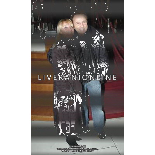 Milano 07/02/2006 Spettacolo TOC-TOC nella foto: Roby Facchinetti con figlia Valentina foto Danilo Recalcati / AG.Aldo Liverani