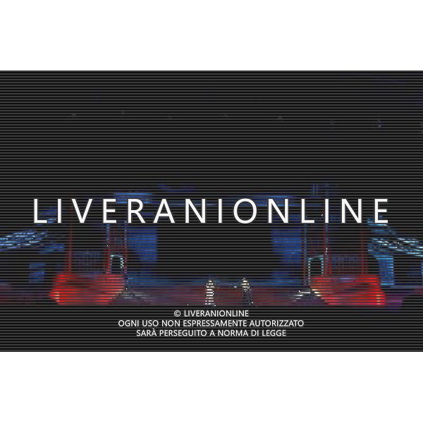 Roma 09/03/2006 - Spettacolo teatrale \' Dracula Opera Rock \' prodotto da David Zard con la regia di Alfredo Arias e le musiche della PFM. Protagonisti Vittorio Matteucci ( dracula ), Sabrina De Siena ( Mina Murray ), Fabio Privitera ( reinfield