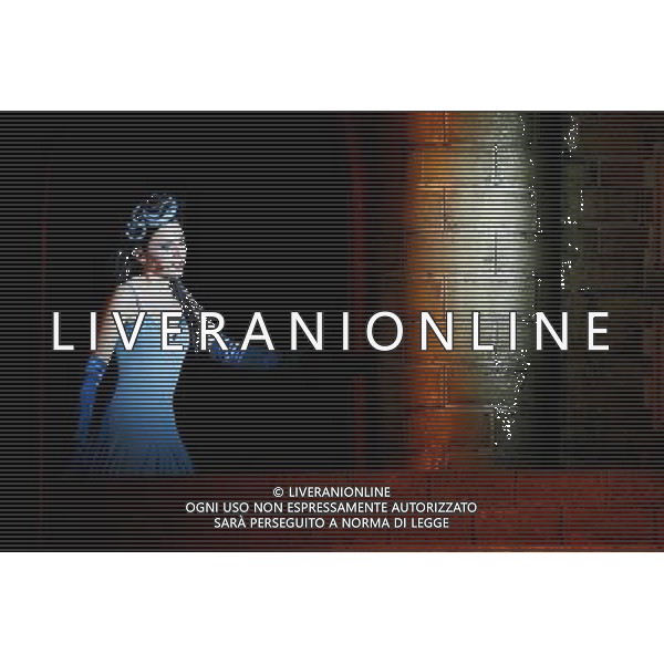 Roma 09/03/2006 - Spettacolo teatrale \' Dracula Opera Rock \' prodotto da David Zard con la regia di Alfredo Arias e le musiche della PFM. Protagonisti Vittorio Matteucci ( dracula ), Sabrina De Siena ( Mina Murray ), Fabio Privitera ( reinfield