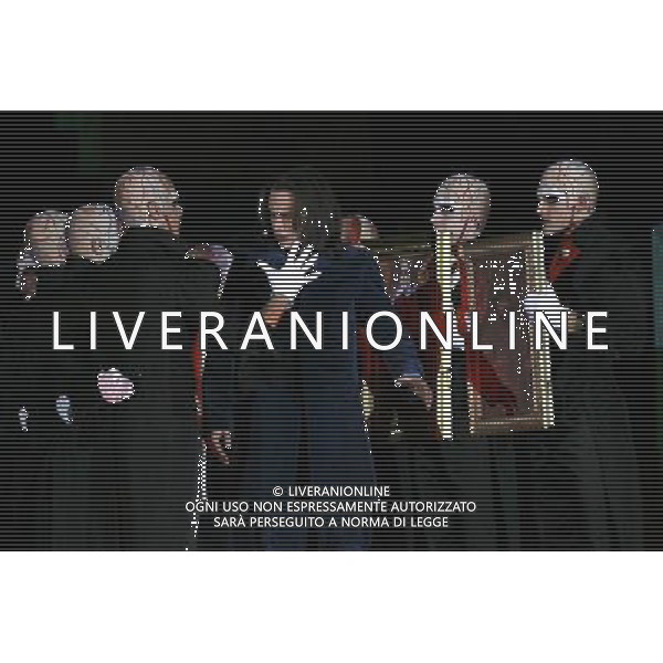 Roma 09/03/2006 - Spettacolo teatrale \' Dracula Opera Rock \' prodotto da David Zard con la regia di Alfredo Arias e le musiche della PFM. Protagonisti Vittorio Matteucci ( dracula ), Sabrina De Siena ( Mina Murray ), Fabio Privitera ( reinfield