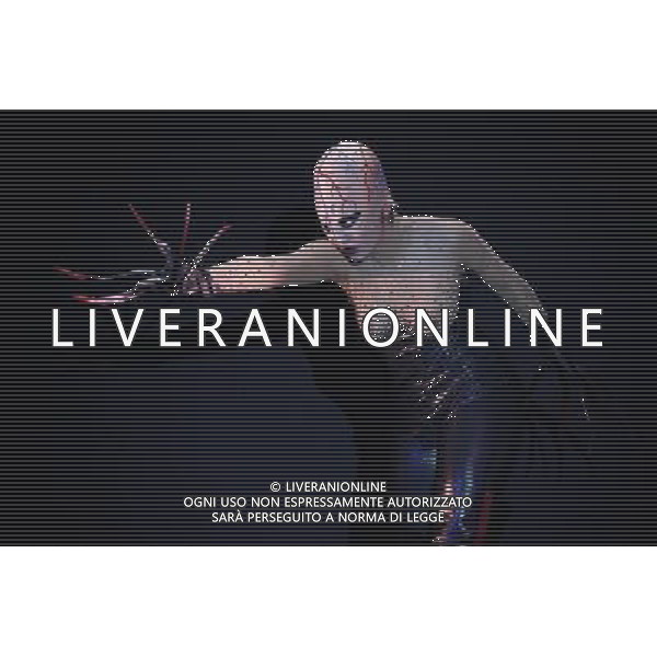 Roma 09/03/2006 - Spettacolo teatrale \' Dracula Opera Rock \' prodotto da David Zard con la regia di Alfredo Arias e le musiche della PFM. Protagonisti Vittorio Matteucci ( dracula ), Sabrina De Siena ( Mina Murray ), Fabio Privitera ( reinfield